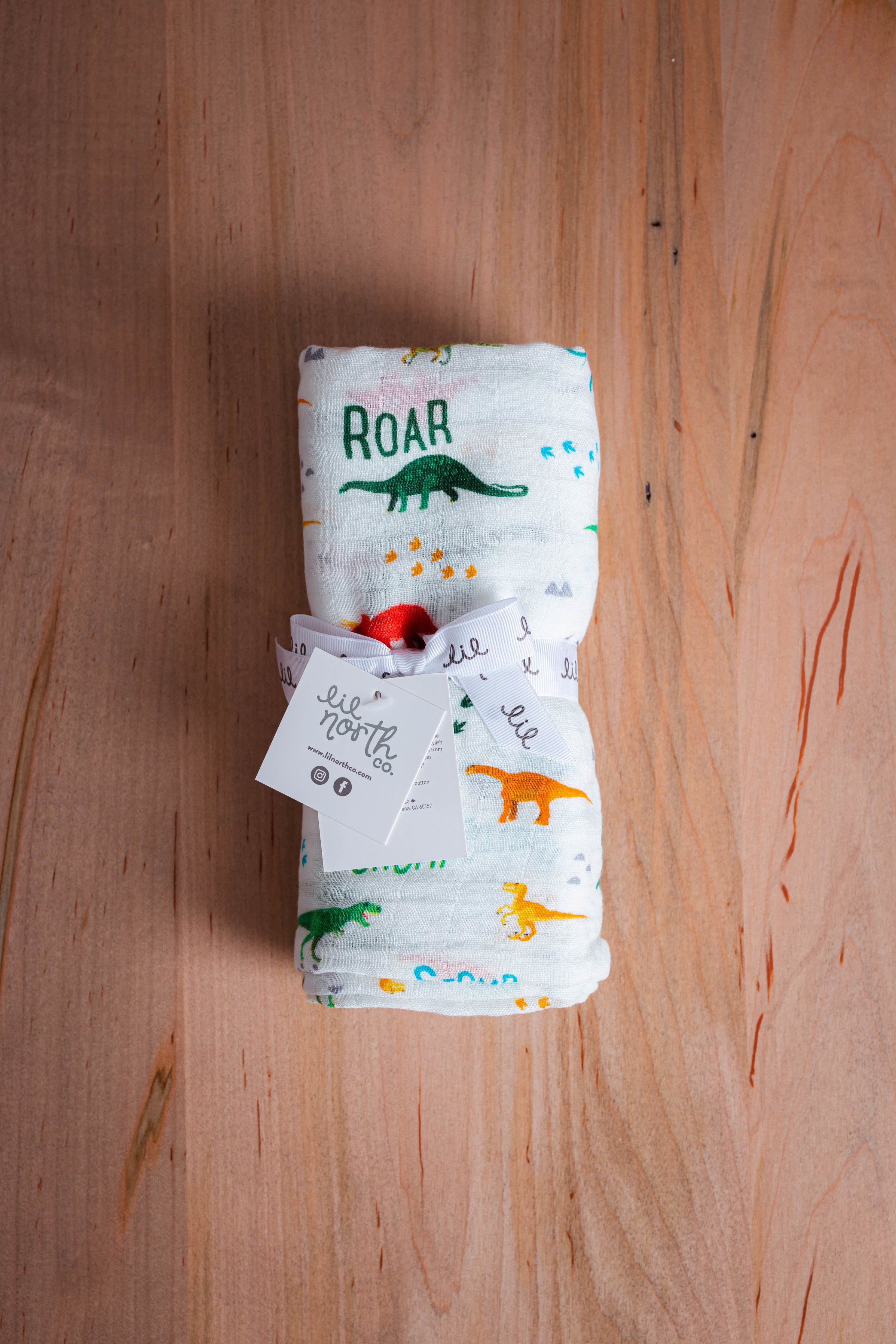 Dinosaur muslin swaddle on sale